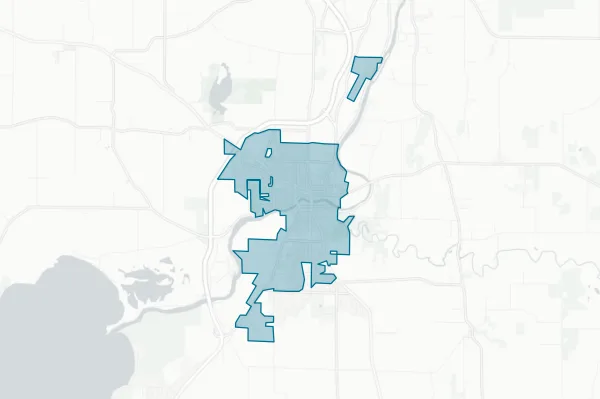 City of Fort Atkinson — detail map