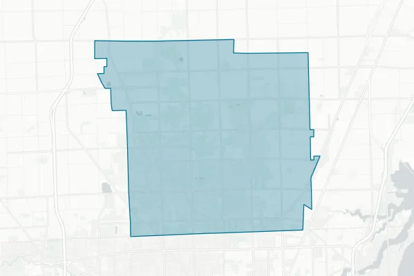 Bedford Public Schools — detail map