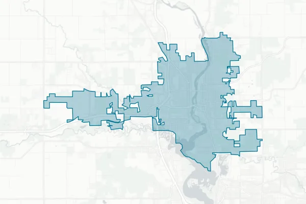City of Wausau — detail map
