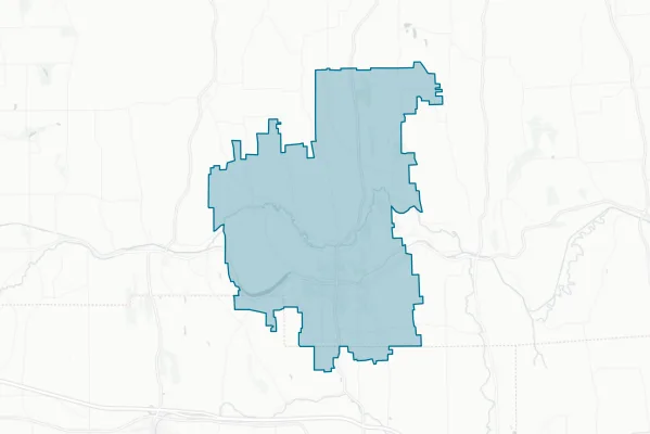 Newark Central School District — detail map