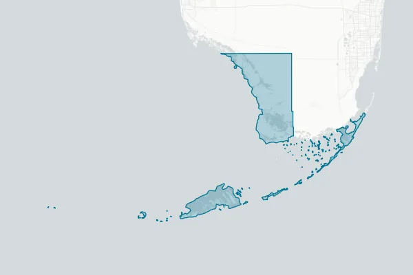 Monroe County — detail map