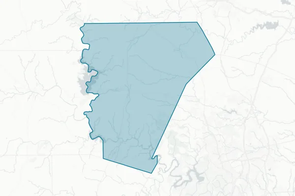 Burnet County — detail map