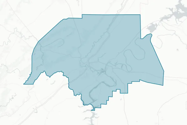 Etowah County Commission — detail map