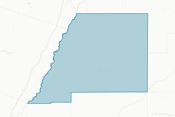 Attala County — detail map