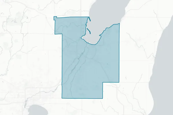 School District of Denmark — detail map