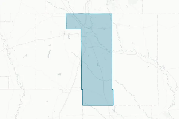 Forrest County — detail map