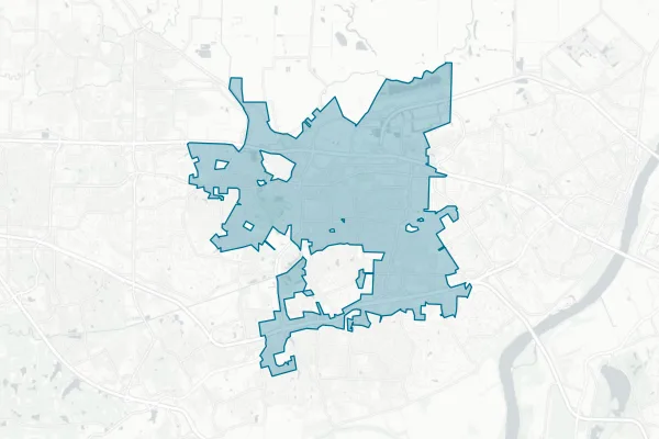 City of Saint Peters Missouri — detail map