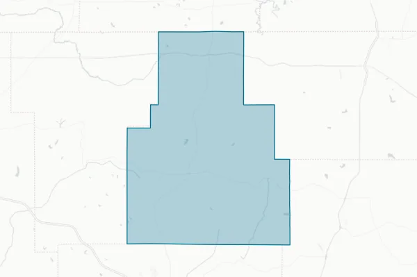 Tippah County — detail map