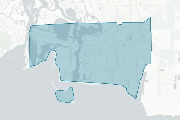 City of Pascagoula — detail map