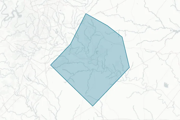 Bastrop County — detail map