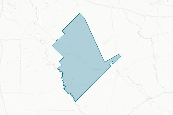 County of Dodge — detail map