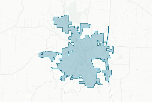 City of Hartselle — detail map
