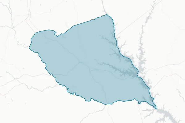 Elbert County — detail map