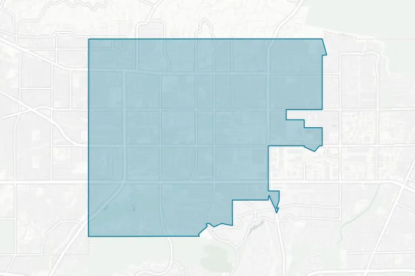 La Habra, City Of — detail map