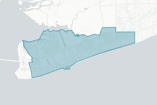 City of Pass Christian Mississippi — detail map