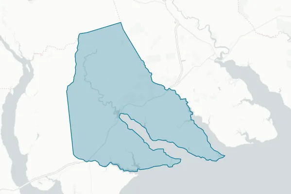 Perquimans County — detail map