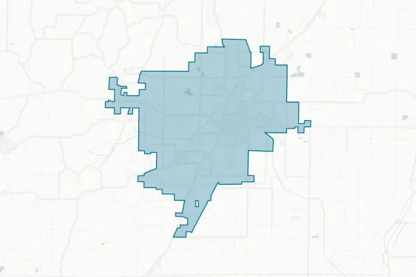City of Paragould — detail map