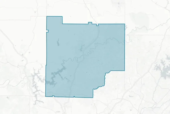 Cherokee County School District — detail map