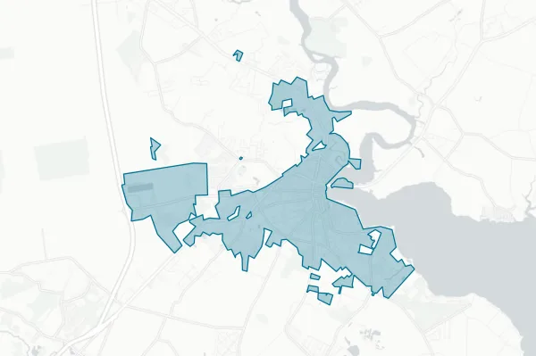 City of Elizabeth City — detail map