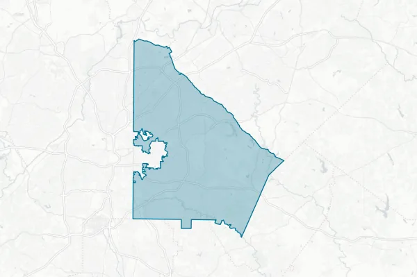 Dekalb County Board of Education — detail map