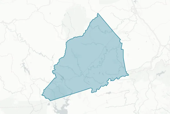 Transylvania County — detail map