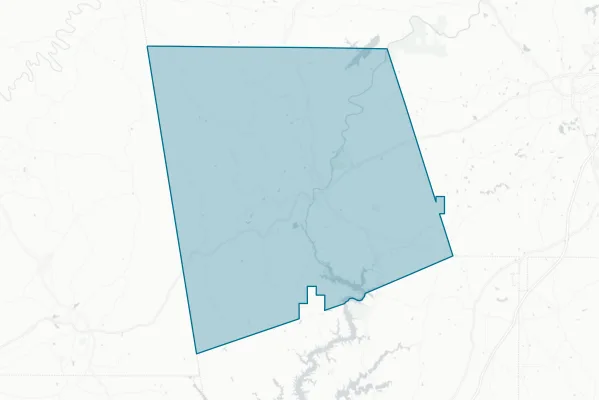 Heard County — detail map