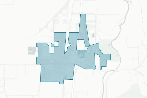 City of Creswell — detail map