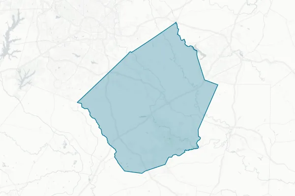 Johnston County — detail map