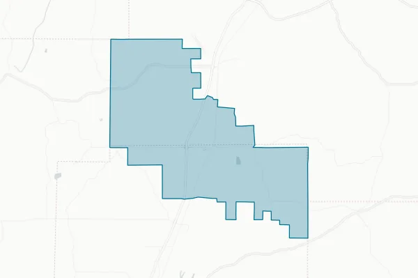 Baldwyn School District — detail map