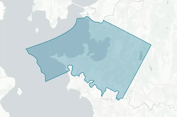 Colchester School District — detail map