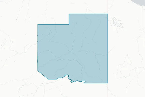 Yukon Flat School District — detail map