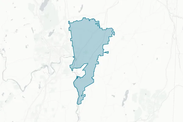 Hudson Falls Central School — detail map