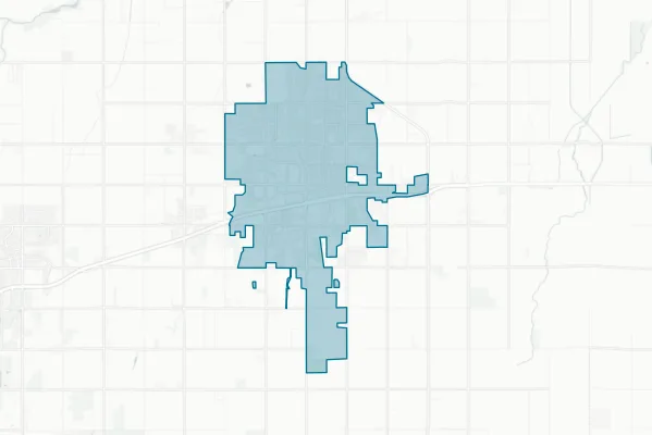 City of Woodlake — detail map