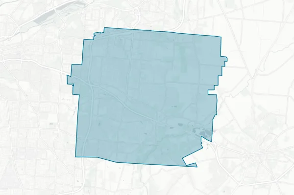 Beavercreek City School District — detail map