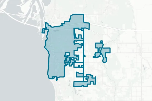 City of Daphne — detail map