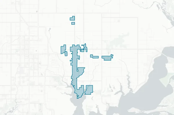 Town of Elberta — detail map