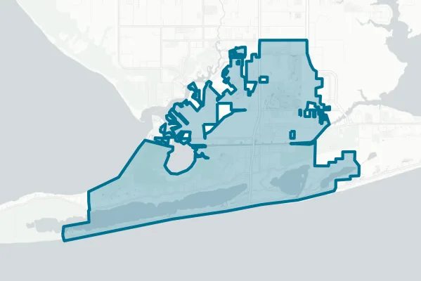 City of Gulf Shores — detail map