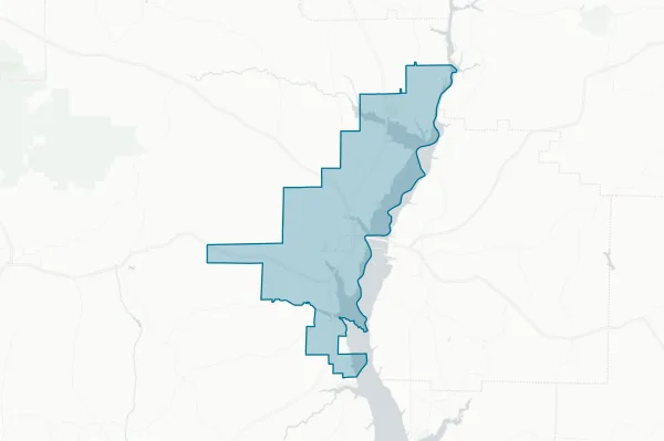 City of Eufaula — detail map