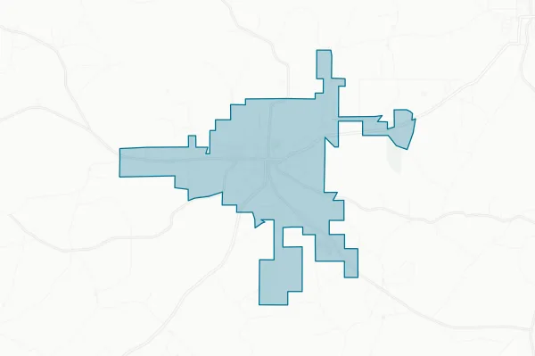 City of Ashland — detail map