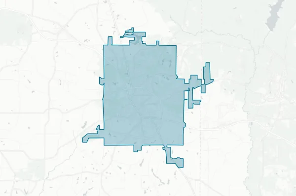 City of Enterprise — detail map