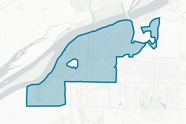City of Sheffield — detail map