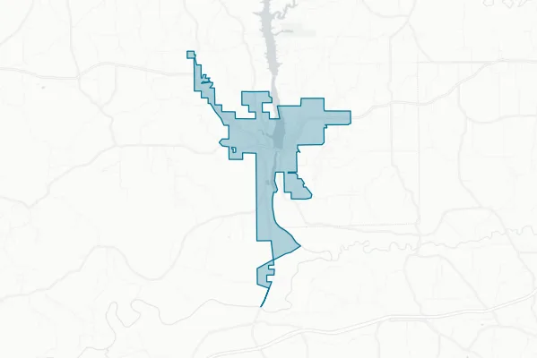 City of Tallassee — detail map