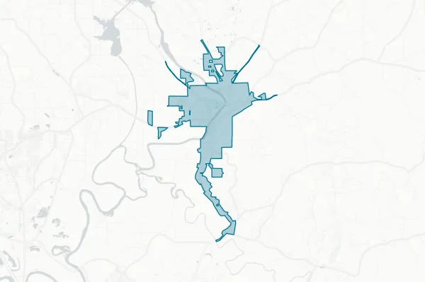 City of Wetumpka — detail map