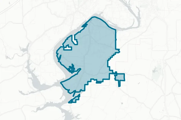 City of Southside — detail map
