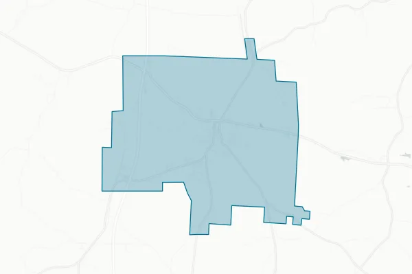 City of Abbeville — detail map