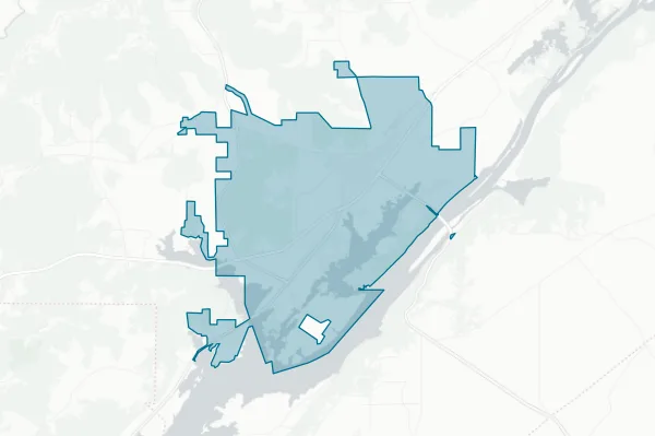 City of Scottsboro — detail map