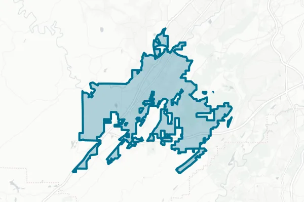 City of Bessemer — detail map