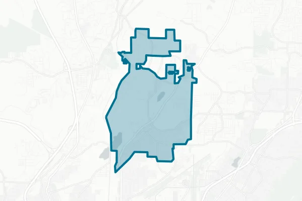 City of Tarrant — detail map