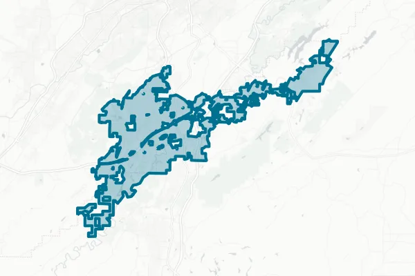The City of Hoover — detail map