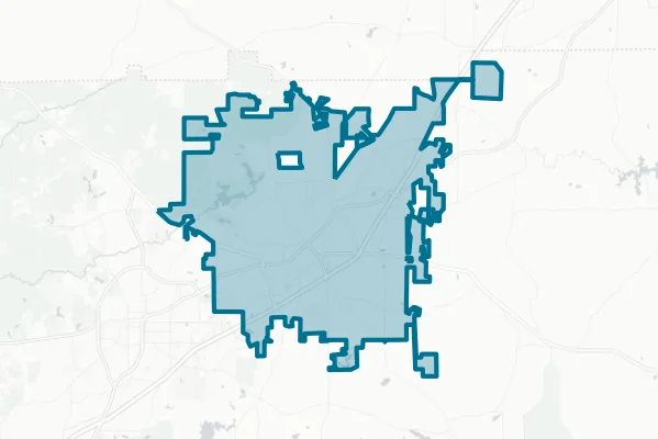 Opelika City Board of Education — detail map